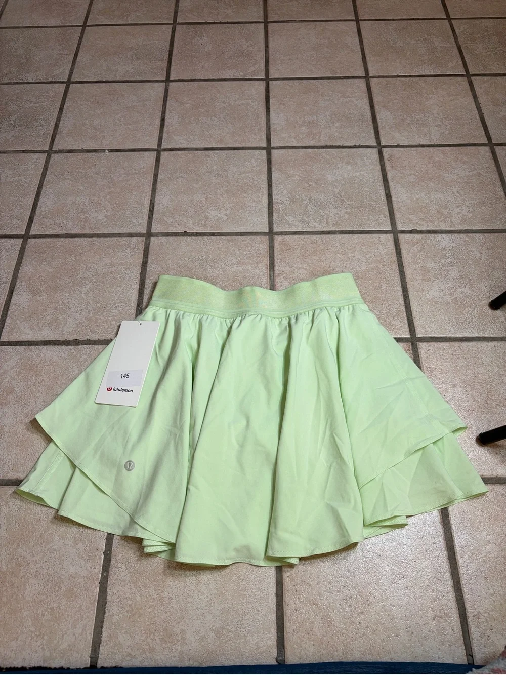 NWT Lululemon Court Rival High-Rise Skirt *15” *Long (Kohlrabi Green) Size 4
